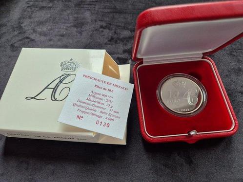 Monaco. 10 Euro 2011 Mariage Princier Proof (Zonder, Postzegels en Munten, Munten | Europa | Euromunten