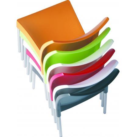 (MDK-105021) Siesta Vita 4-poots stoel rood, Huis en Inrichting, Stoelen, Rood, Nieuw, Ophalen of Verzenden