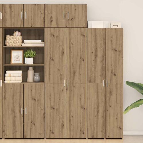 vidaXL Opbergkast artisanaal eikenkleurig 70 x 42.5 x 225 cm, Huis en Inrichting, Kasten | Buffetkasten, Nieuw, Minder dan 50 cm