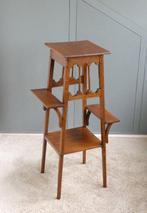 Plantentafel - Piëdestal, Bijzettafel - Eikenhout, Antiek en Kunst