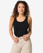 HEMA Damessinglet biologisch katoen zwart 2 voor 19.99, Kleding | Dames, Verzenden, Nieuw