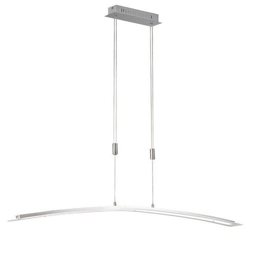 Fischer & Honsel - Hangende plafondlamp - Metis 135 - Nikkel, Antiek en Kunst, Antiek | Lampen