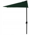 Balkonparasol - halve parasol - met zwengel - 240 cm - groen, Tuin en Terras, Ophalen of Verzenden, Nieuw