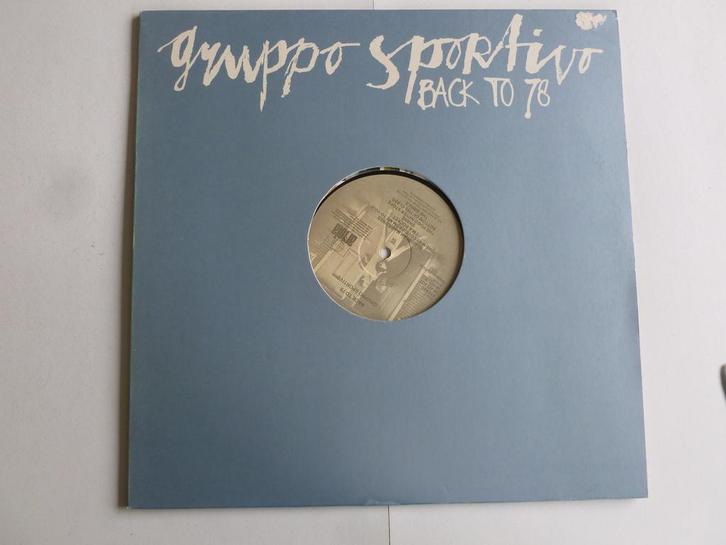 Gruppo Sportivo - Back to 78 (LP) 26472OT, Cd's en Dvd's, Vinyl | Pop, Zo goed als nieuw, Verzenden