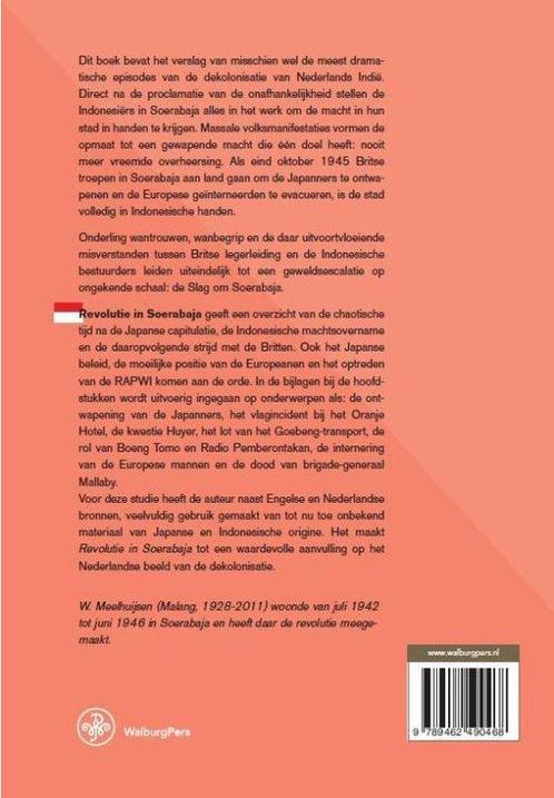 9789462490468 Revolutie in Soerabaja Willy Meelhuijsen, Boeken, Studieboeken en Cursussen, Nieuw, Verzenden