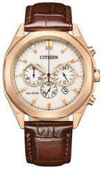 Citizen CA4593-15A Eco-Drive Chrono horloge, Staal, Verzenden, Nieuw, Polshorloge