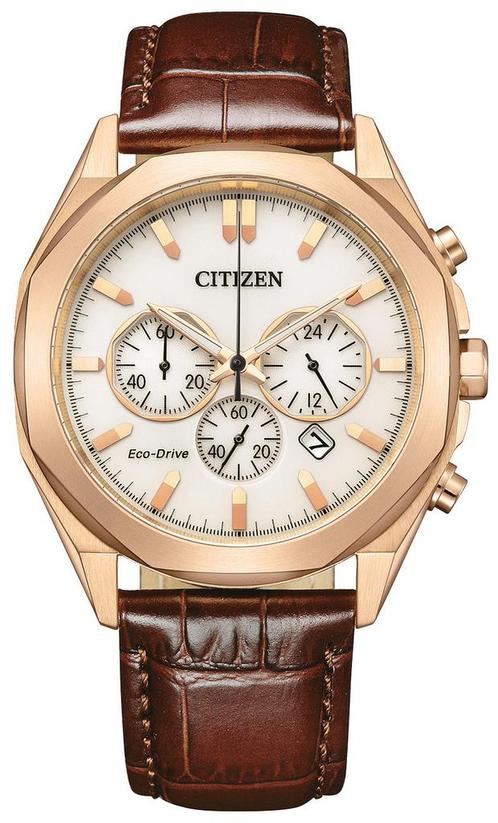 Citizen CA4593-15A Eco-Drive Chrono horloge, Sieraden, Tassen en Uiterlijk, Horloges | Heren, Polshorloge, Nieuw, Citizen, Staal