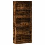 vidaXL Boekenkast 80x30x189 cm bewerkt hout gerookt, Huis en Inrichting, Minder dan 50 cm, Verzenden, 75 cm of meer, Nieuw