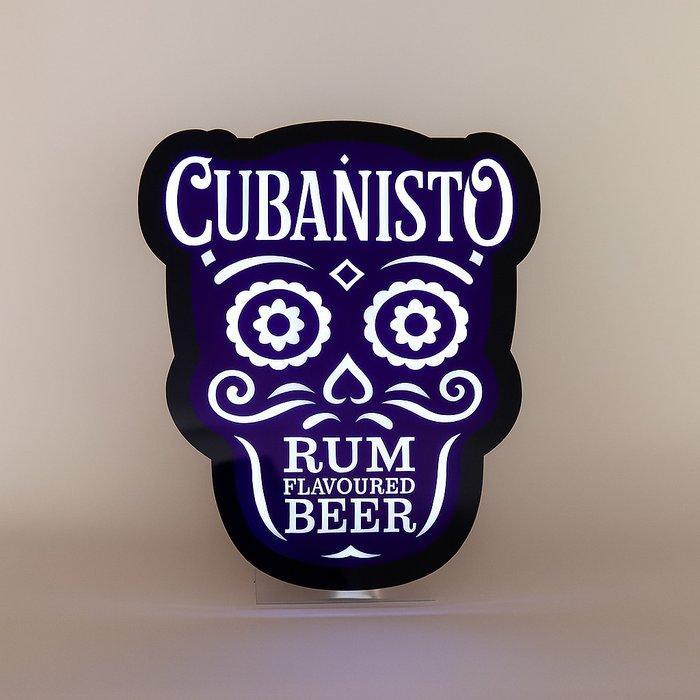 cubanisto - Cubanisto Beer/rum cartel luminoso - cubanisto -, Antiek en Kunst, Antiek | Wandborden en Tegels