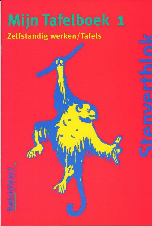 Stenvert Mijn tafelboek 1 groep 4/5 (per stuk) rood, Boeken, Schoolboeken, Nieuw, Verzenden