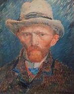 Paneel van fluweel Van Gogh - 70x90cm - Luxe fluweel -