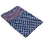 GGM Gastro | (10 stuks) Halflinnen handdoek - 50 x 100 cm -, Huis en Inrichting, Verzenden, Nieuw, Blauw