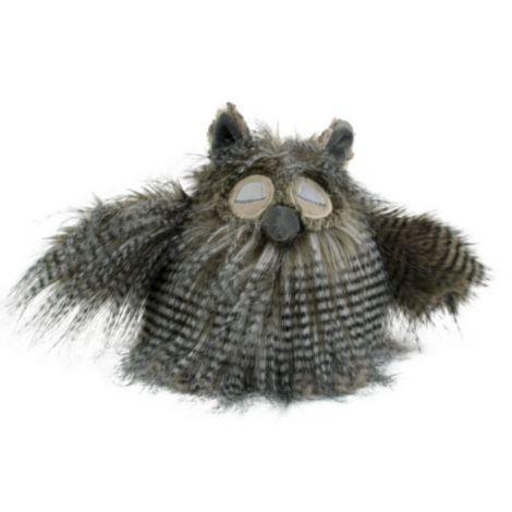 knuffel langhaar uil 25cm, Huis en Inrichting, Woonaccessoires | Overige, Verzenden