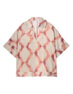 -15% Summum  Summum Top short sleeves faded ikat 2s3281-1217, Kleding | Dames, Verzenden, Nieuw, Roze