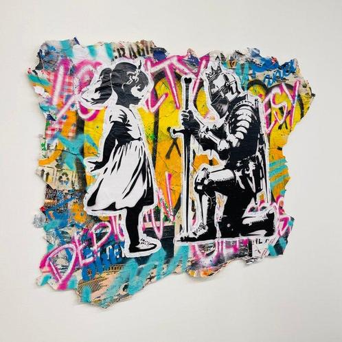 AIIROH (1987) x SINAO (1981) - Princess Waiting - XXL [100%, Antiek en Kunst, Kunst | Schilderijen | Modern
