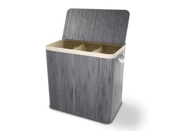 Veiling - Bamboe wasmand Curly - 150L - Grijs beschikbaar voor biedingen
