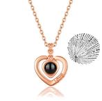 Fako Bijoux® - Ketting Hartje - I Love You In 100 Talen - Ik, Verzenden, Nieuw