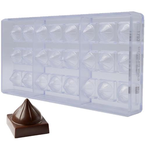 Bonbonvorm Chocolate World Koepel (24x) 26x26x23,5mm, Hobby en Vrije tijd, Taarten en Cupcakes maken, Nieuw, Verzenden