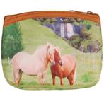 Kleine portemonnee met 2 ponys - 11x9cm NIEUW, Ophalen of Verzenden, Nieuw