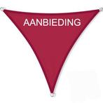 AANBIEDING schaduwdoek driehoek waterdicht rood zonnezeil, Tuin en Terras, Schaduwdoeken, Verzenden, Nieuw