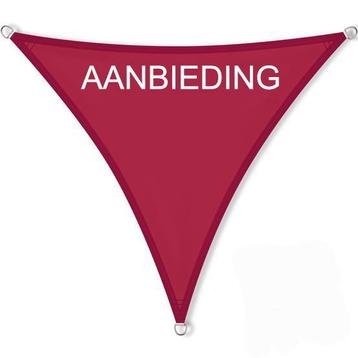AANBIEDING schaduwdoek driehoek waterdicht rood zonnezeil beschikbaar voor biedingen