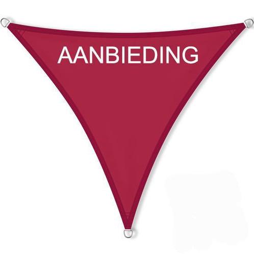 AANBIEDING schaduwdoek driehoek waterdicht rood zonnezeil, Tuin en Terras, Schaduwdoeken, Nieuw, Verzenden