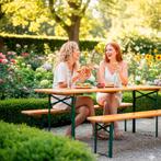 Biertafelset Sissi, 3-delig, inklapbaar - bruin, Huis en Inrichting, Stoelen, Verzenden, Nieuw