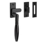 Raamsluiting Klassiek mat zwart links - voor draai- en kl..., Ophalen of Verzenden, Nieuw, Koper of Messing, Schuif of Grendel