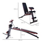 Multifunctionele Halterbank – Verstelbare Trainingsbank Opvo, Verzenden, Nieuw