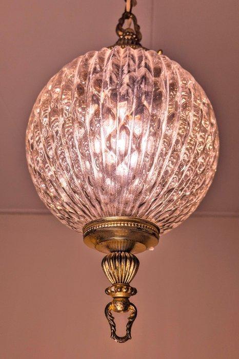 Plafondlamp - Mid-Century Kroonluchter - 90 cm - Glas,, Antiek en Kunst, Curiosa en Brocante