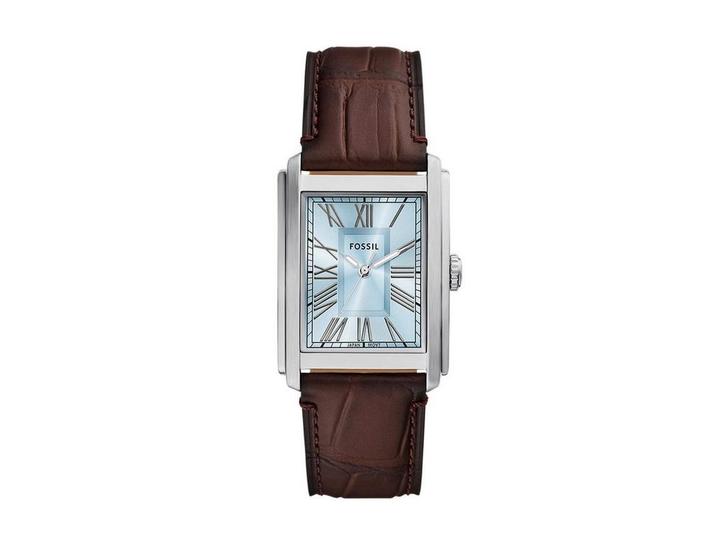 Fossil FS6110 - Polshorloge - 30mm - Bruin, Huis en Inrichting, Woonaccessoires | Overige, Zo goed als nieuw, Verzenden