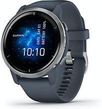 Garmin Venu 2 45 mm zilverkleurige rand van roestvrij staal, Telecommunicatie, Overige Telecommunicatie, Gebruikt, Verzenden