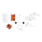 Regendoucheset Best Design White Rond Thermostatische, Ophalen of Verzenden, Nieuw, Kraan