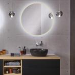 Sani Royal Ronde Badkamerspiegel Goud met LED