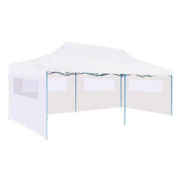 Partytent Easy Up met zijwanden 3x6 m staal wit (3x6 meter) beschikbaar voor biedingen