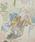 Pedro Mozos Martínez (1915-1983) - Mujer en el sofá - NO, Antiek en Kunst, Kunst | Schilderijen | Klassiek