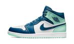 Jordan 1 Mid Mystic Navy Mint - maat 43 (Sneakers, Schoenen), Kleding | Dames, Verzenden, Nieuw, Sneakers of Gympen