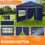 KESSER® Zijwand voor paviljoen - 3x3m - Blauw, Verzenden, Nieuw