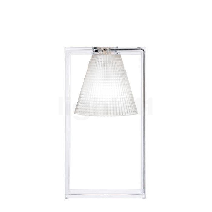 Kartell Light-Air Tafellamp, heldere glas - met reliø«f pa, Huis en Inrichting, Lampen | Tafellampen, Nieuw, Verzenden