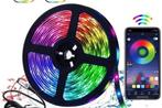 Rgb Led Strip 5m – Slimme Lichtstrip Met App &, Ophalen of Verzenden, Nieuw