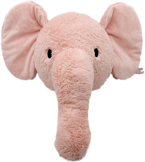 Label Label Elephant Elly Roze Muurdecoratie, Kinderen en Baby's, Speelgoed | Knuffels en Pluche, Nieuw, Verzenden