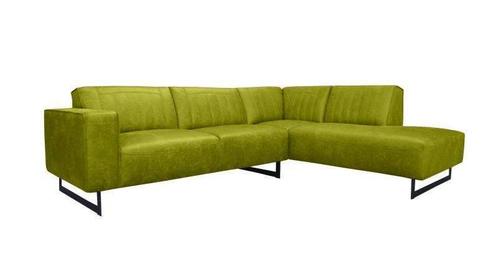 Hoekbank Scherpenisse - hoekbanken - Groen, Huis en Inrichting, Banken | Sofa's en Chaises Longues, Nieuw, Stof