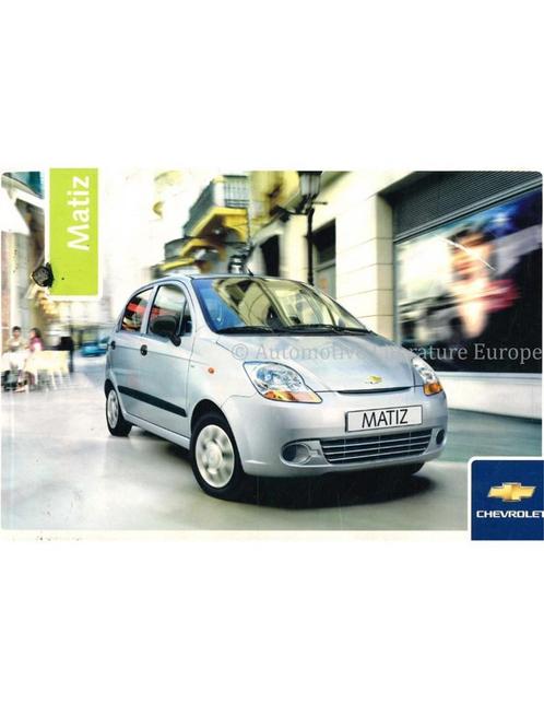 2006 CHEVROLET MATIZ INSTRUCTIEBOEKJE NEDERLANDS, Auto diversen, Handleidingen en Instructieboekjes