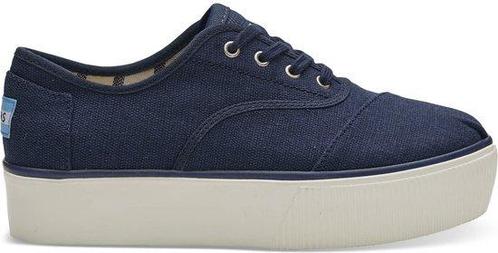 Toms Cordones Boardwalk - Maat 37 - Dames Sneakers - Navy, Kleding | Dames, Schoenen, Verzenden