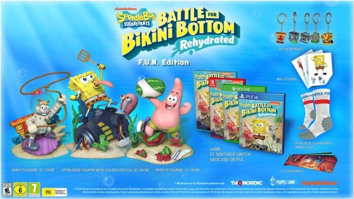 SpongeBob SquarePants Battle for Bikini Bottom, Spelcomputers en Games, Games | Sony PlayStation 4, Zo goed als nieuw, Ophalen of Verzenden