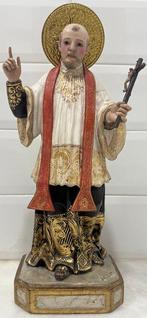 M.S.H. - sculptuur, San Vicente de Paúl - 53 cm - Hout,, Antiek en Kunst