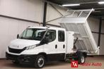 Iveco Daily 35S14 KIPPER DUBBEL CABINE EURO 6, Auto's, Bestelauto's, Iveco, Wit, Nieuw, Lease