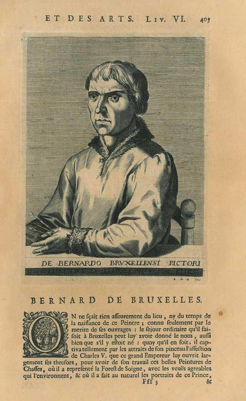 Portrait of Bernard van Orley, Antiek en Kunst, Kunst | Etsen en Gravures