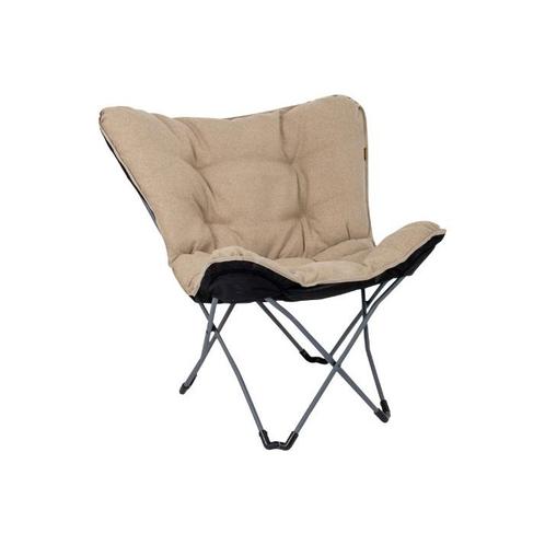 Bo-Camp Urban Outdoor Grainger vlinderstoel - Beige - L, Caravans en Kamperen, Kampeeraccessoires, Nieuw, Verzenden