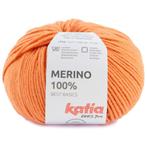 Katia Merino 100% - 93 pasteloranje - Wol Garen, Hobby en Vrije tijd, Breien en Haken, Ophalen of Verzenden, Nieuw